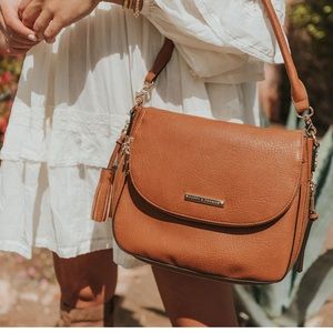 Poppy and Peonies Downtown Crossbody purse